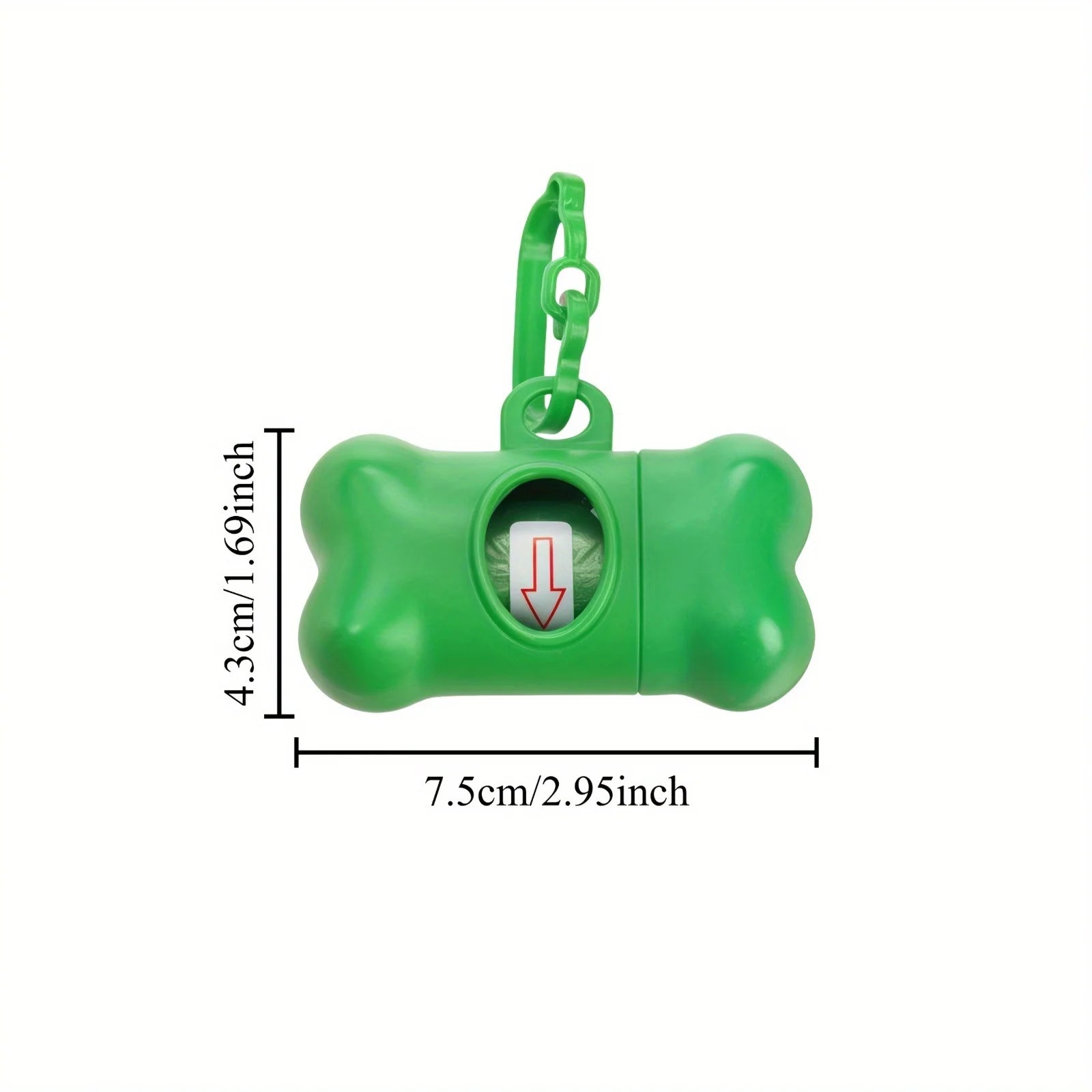 (Bone-Shaped) Dog Poop Bag Holders  Dog Waste Bags. Stylish And Portable, Perfect for Walking,