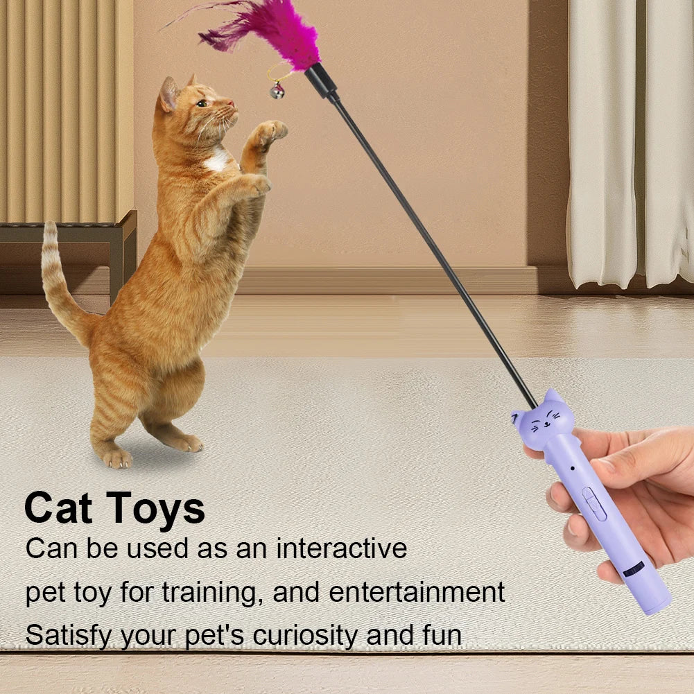 Cat Toys Mini Pointer Green Red Blue Light Dogs Pet Laser  Interactive Chase Pen Tease Cat Laser Light Training Flashlight