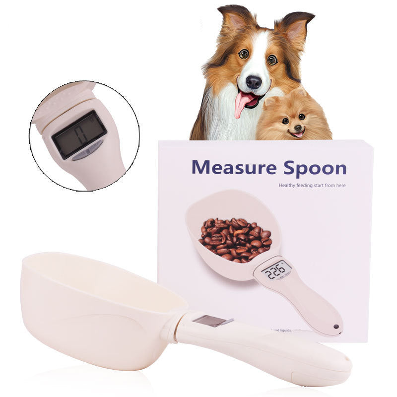 Smart Weighing Pet Food Shovel - Get It for Your Pets