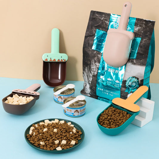 Snack Bag With Canned Spoon Embedded In Shovel Cat Dog Feeding Spoon Pet Supplies - Get It for Your Pets - Pet Store