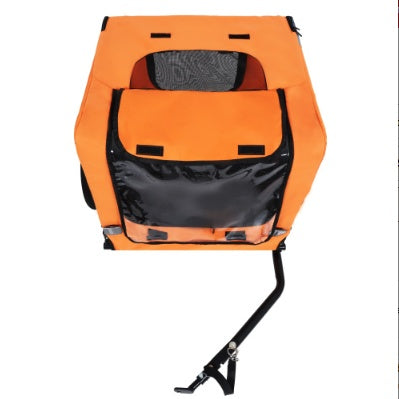 Utdoor Heavy Duty Collapsible Pet Bike Trailer With 16-Inch All Terrain Wheels & Universal Hitch   Foldable Dog Cargo Carrier Cart For Bicycles - Get It for Your Pets - Pet Store