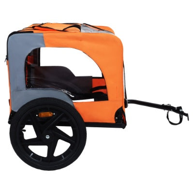 Utdoor Heavy Duty Collapsible Pet Bike Trailer With 16-Inch All Terrain Wheels & Universal Hitch   Foldable Dog Cargo Carrier Cart For Bicycles - Get It for Your Pets - Pet Store